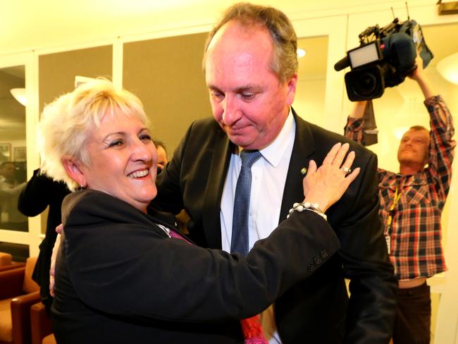 Michelle Landry was among a number of nationals who attended a dinner in Canberra on Monday to discuss the situation in their federal party.