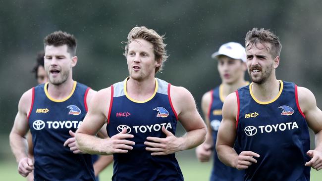 Rory Sloane has led the way for Adelaide early in the campaign. Picture: Sarah Reed.