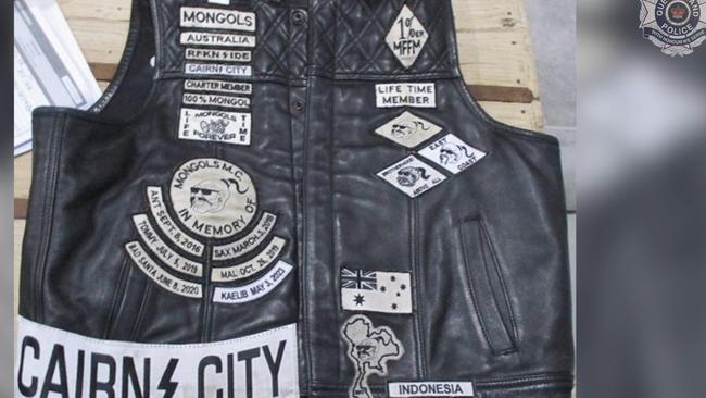 Police raids on Mongol outlaw motorcycle club gang members have led to the arrest of six people have been charged with 23 offences. Picture: Queensland Police Service