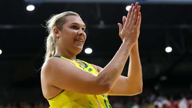 Donnell Wallam has been ruled out of Australia vs England game two with illness. (Photo by Brendon Thorne/Getty Images for Netball Australia)