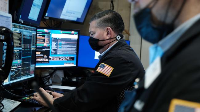 US tech giants have performed poorly on stockmarkets. Picture: Spencer Platt/Getty Images