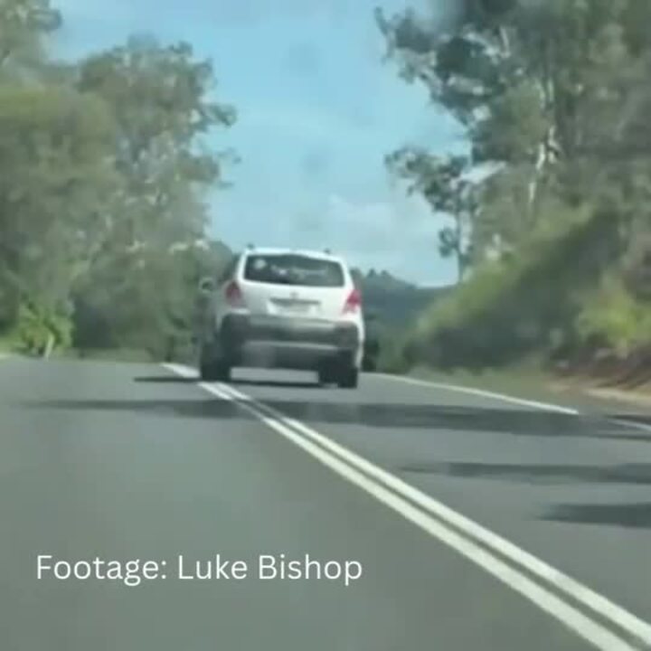 Watch: Video captures terrifying near-miss on notorious road