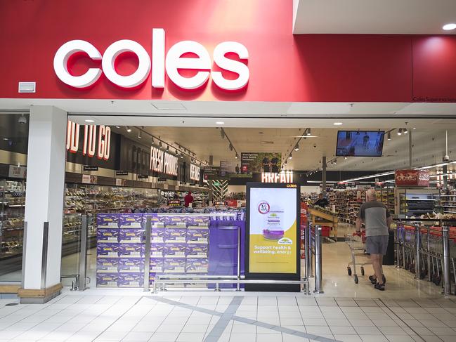 Coles confirmed there would be a collaboration with Arnott’s. Picture: Matt Loxton