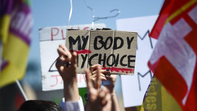 An anti-abortion push that medical experts and pro-choice advocates said would expose babies to ‘inhumane’ suffering and unnecessary distress to women has become an election battleground in the Territory. Picture: Christophe ARCHAMBAULT / AFP