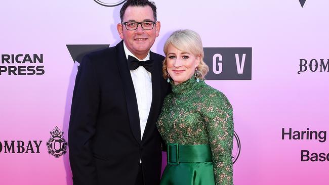 Premier Daniel Andrews and wife Catherine at the 2019 NGV Gala on Saturday. Picture: Josie Hayden