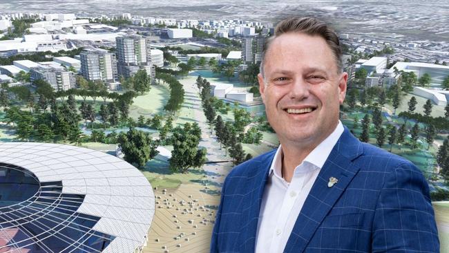 Brisbane Lord Mayor Adrian Schrinner says he would have personally backed building a brand-new stadium at the council-owned Victoria Park, but only if it could have been built for less than $3.4bn.