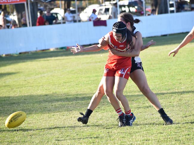 AFL Capricornia senior women’s grand final, Yeppoon Swans versus Rockhampton Panthers, Rockhampton Cricket Grounds, September 10, 2022.