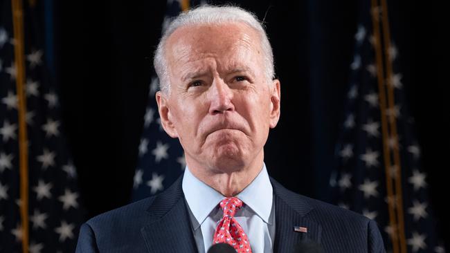 US Democratic presidential hopeful Joe Biden. Picture: AFP