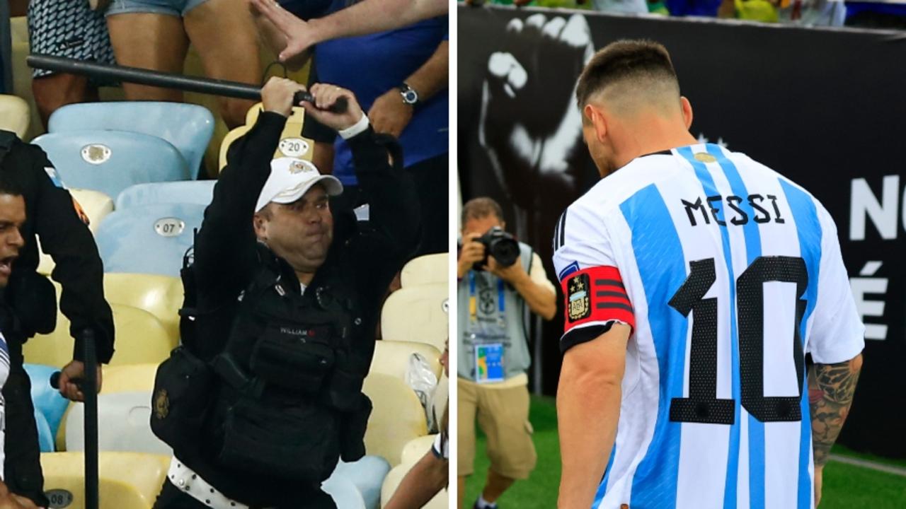 Brazil-Argentina delayed after fight breaks out between fans and