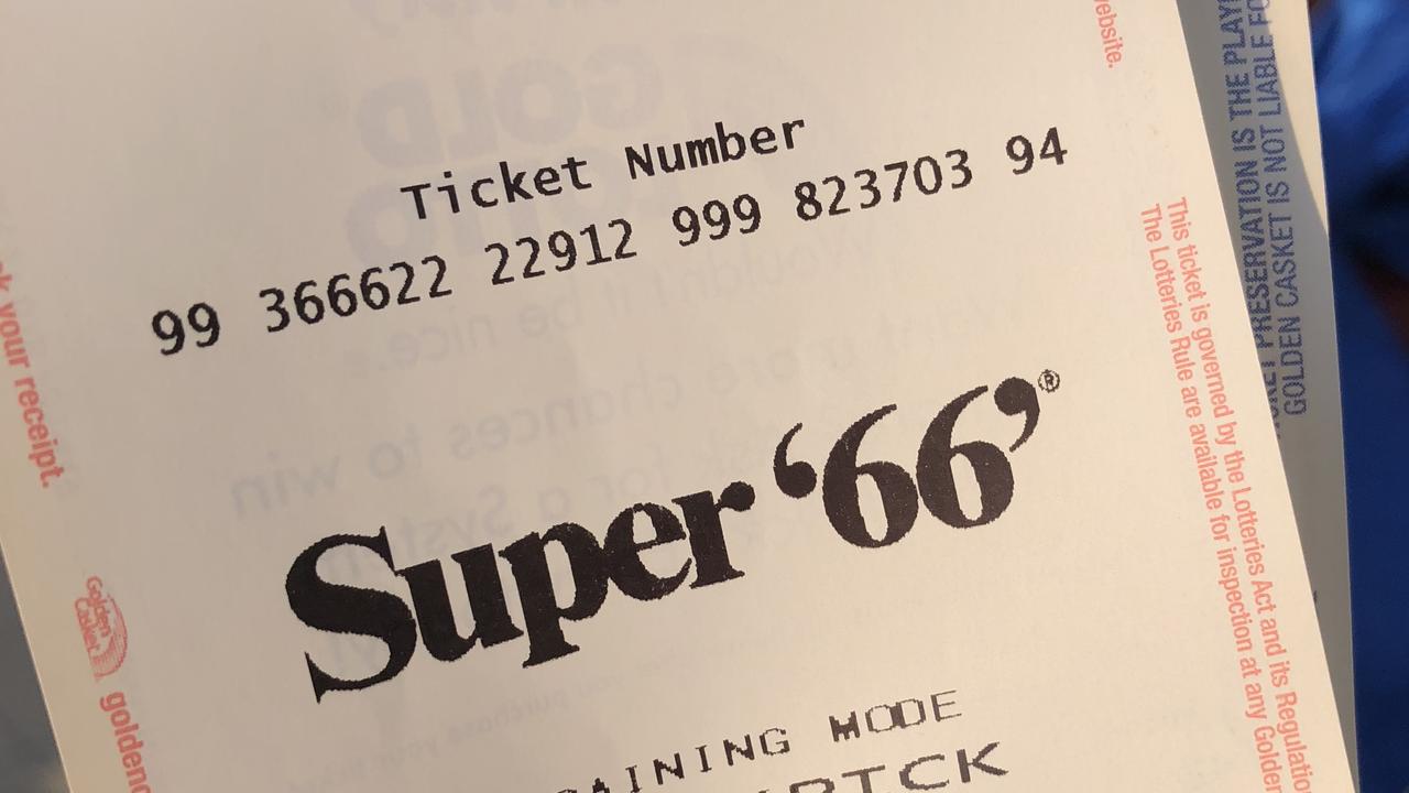 super 66 lotto draw winner revealed june 29 2019 The Courier Mail