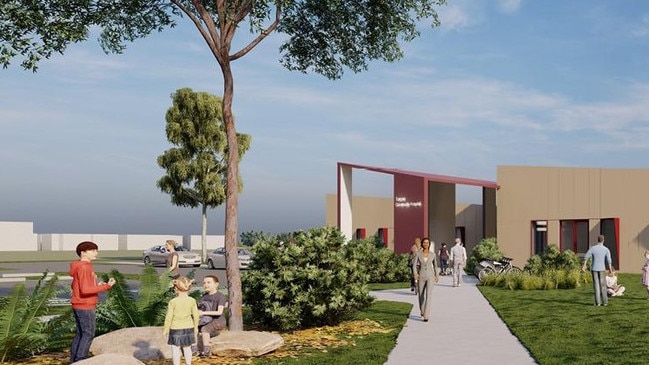 Artist's impression of Torquay Community Hospital. Picture: Victorian Health Building Authority website