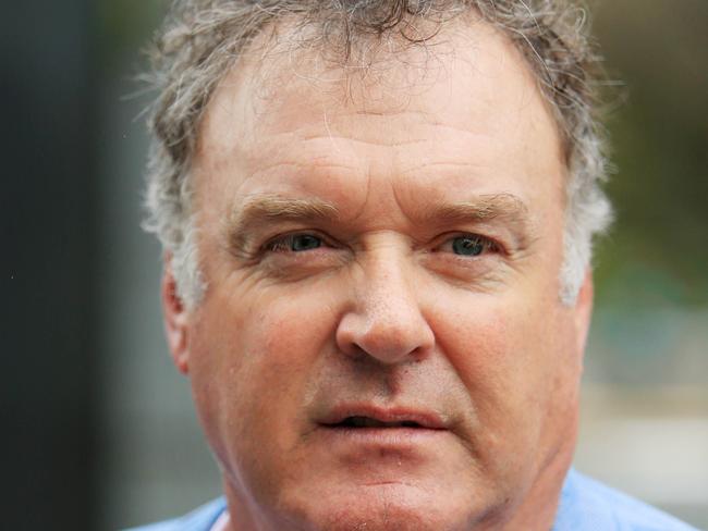 21/5/18 Former One Nation senator Rod Culleton speaks to media outside the financial services royal commission in Melbourne. Aaron Francis/The Australian