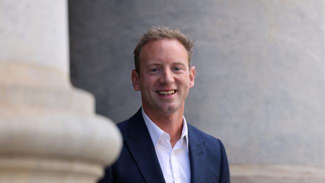 Newly elected SA Liberal leader David Speirs at Parliament House. Picture: NCA NewsWire / David Mariuz