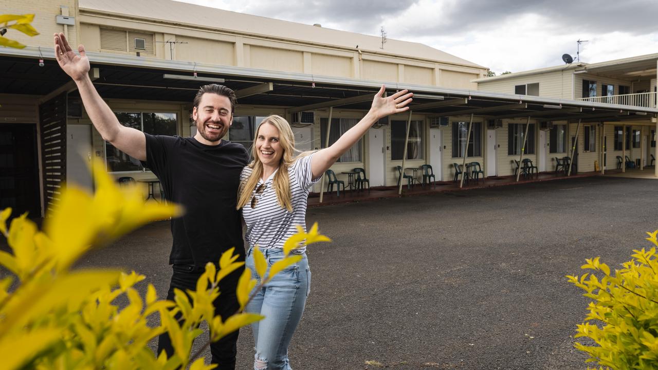 The Met Hotel publicans Kosta and Jasmine Theodosis have expanded their portfolio with the purchase of the Golden Grain Motel in Pittsworth. Picture: Kevin Farmer