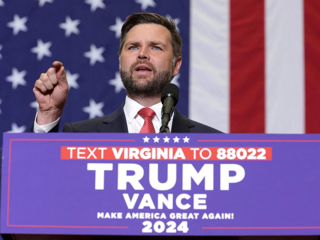 Republican vice presidential nominee, J.D. Vance, has angered Taylor Swift’s fans. Picture: AFP