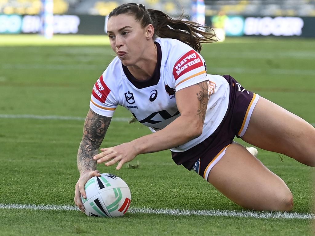 Watch out for Julia Robinson in the NRLW finals. Picture: Ian Hitchcock/Getty Images