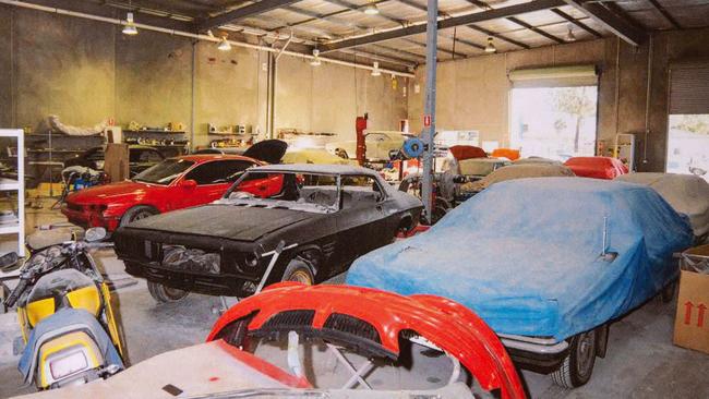 Various vehicles inside the warehouse: Picture released by Supreme Court.