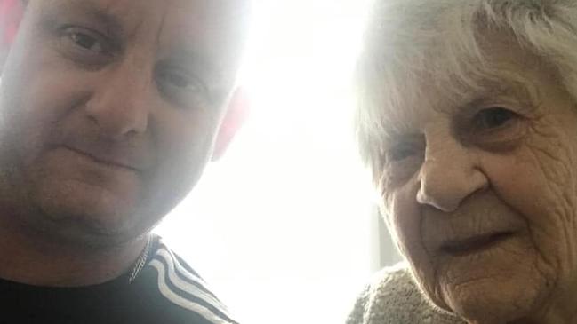 Lex Peirce junior with his grandmother and crime matriarch Kath Pettingill. Picture: Facebook