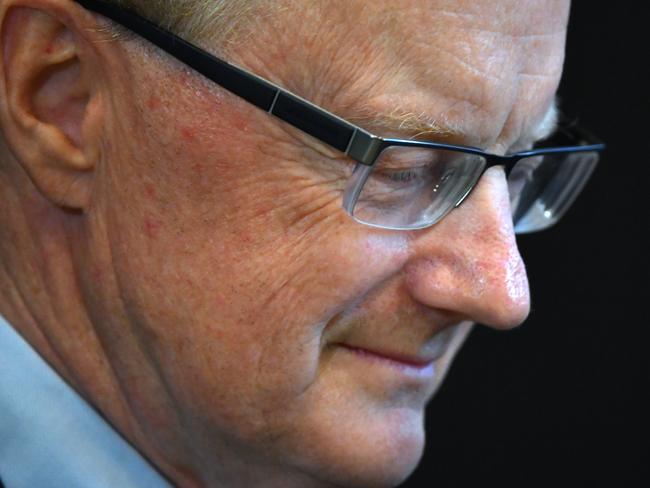 Reserve Bank of Australia Governor Philip Lowe before delivering The Sir Leslie Melville Lecture at the Australian National University in Canberra, Tuesday, October 29, 2019. (AAP Image/Mick Tsikas) NO ARCHIVING