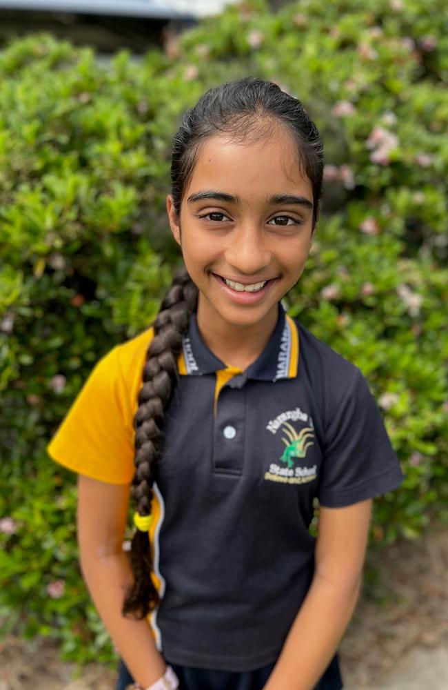 Nayli Ranasinghe, Narangba Valley State School Captain, Picture: Contributed