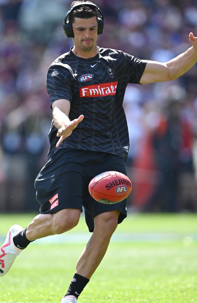 Scott Pendlebury on the MCG. Picture: Getty Images