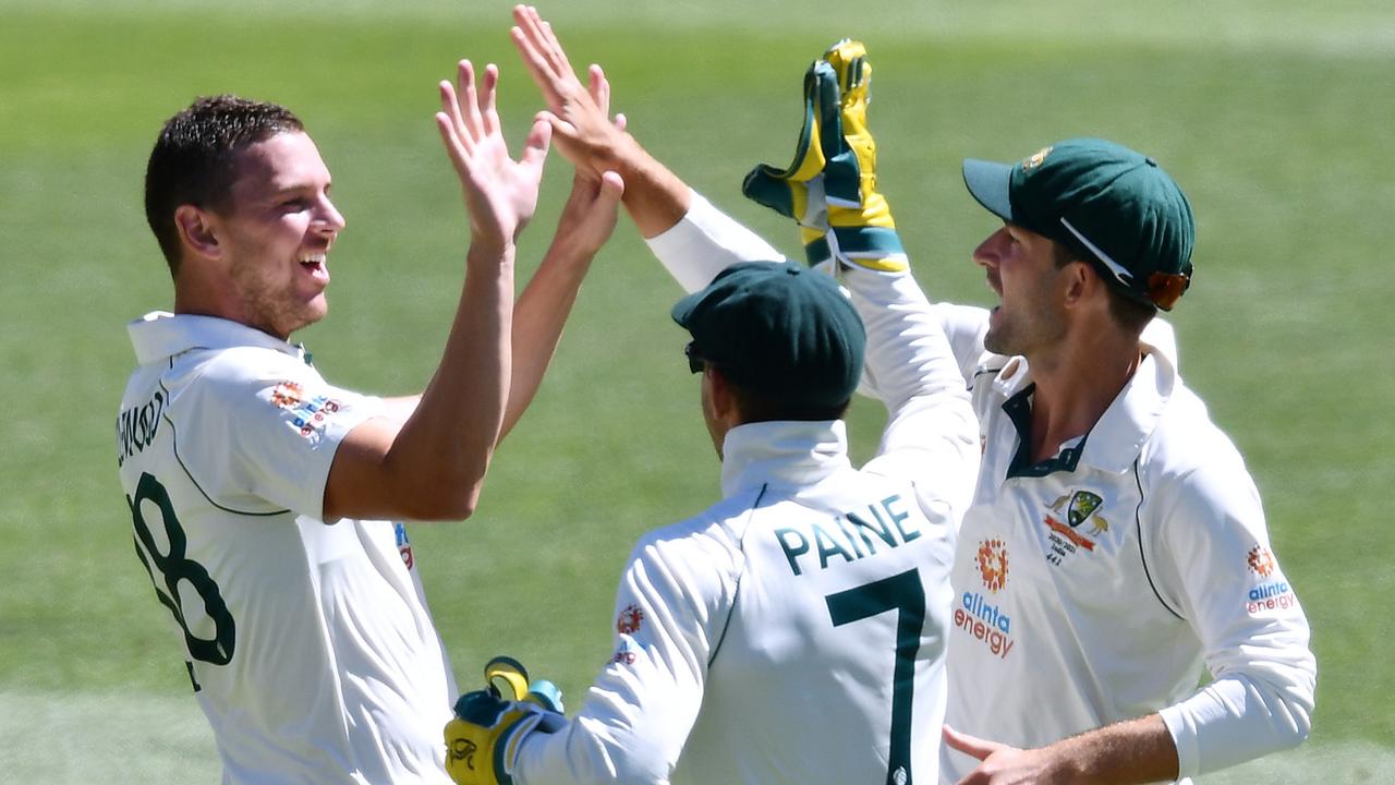 Australia bowled India out for 36 at Adelaide Oval.