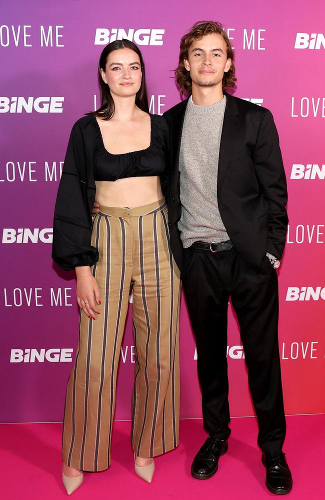 Mitzi Ruhlmann and William Lodder walk the red carpet. Picture: Toby Zerna