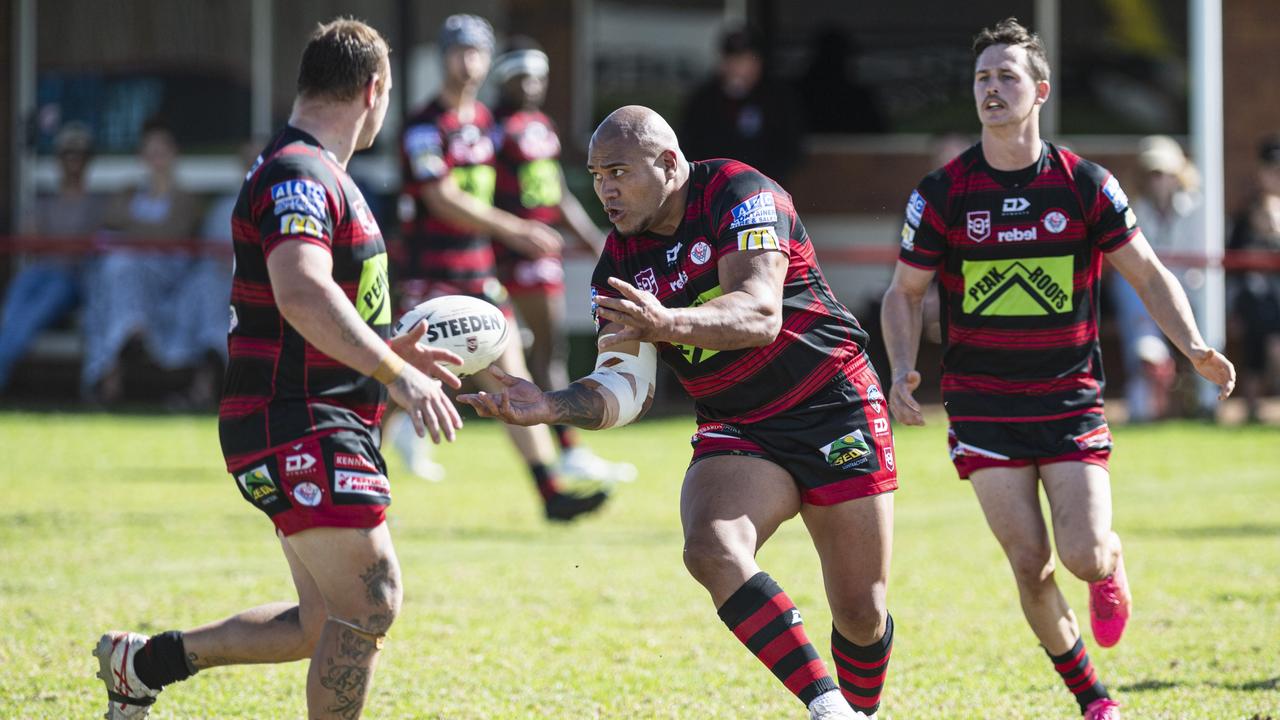 Action from a Valleys and Southern Suburbs Reserve grade game earlier this year. Picture: Kevin Farmer