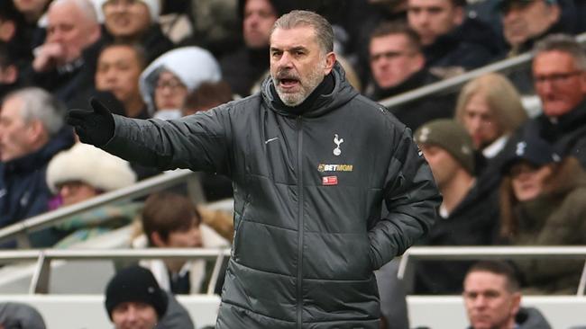 Ange Postecoglou circles the drain. Photo by Alex Pantling/Getty Images.