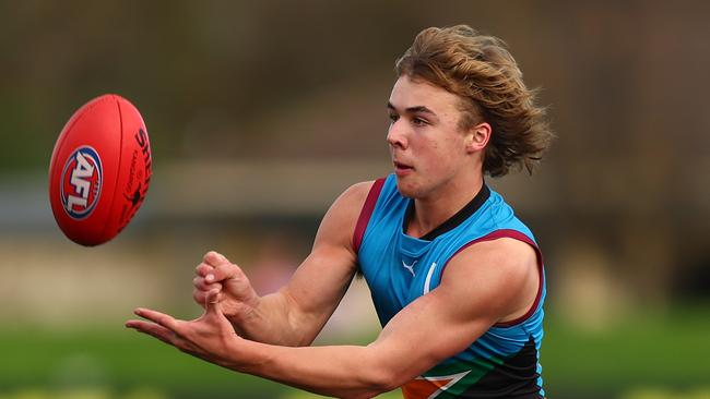 Ryley Sanders had another day out for Melbourne Grammar last weekend. Picture: Getty Images