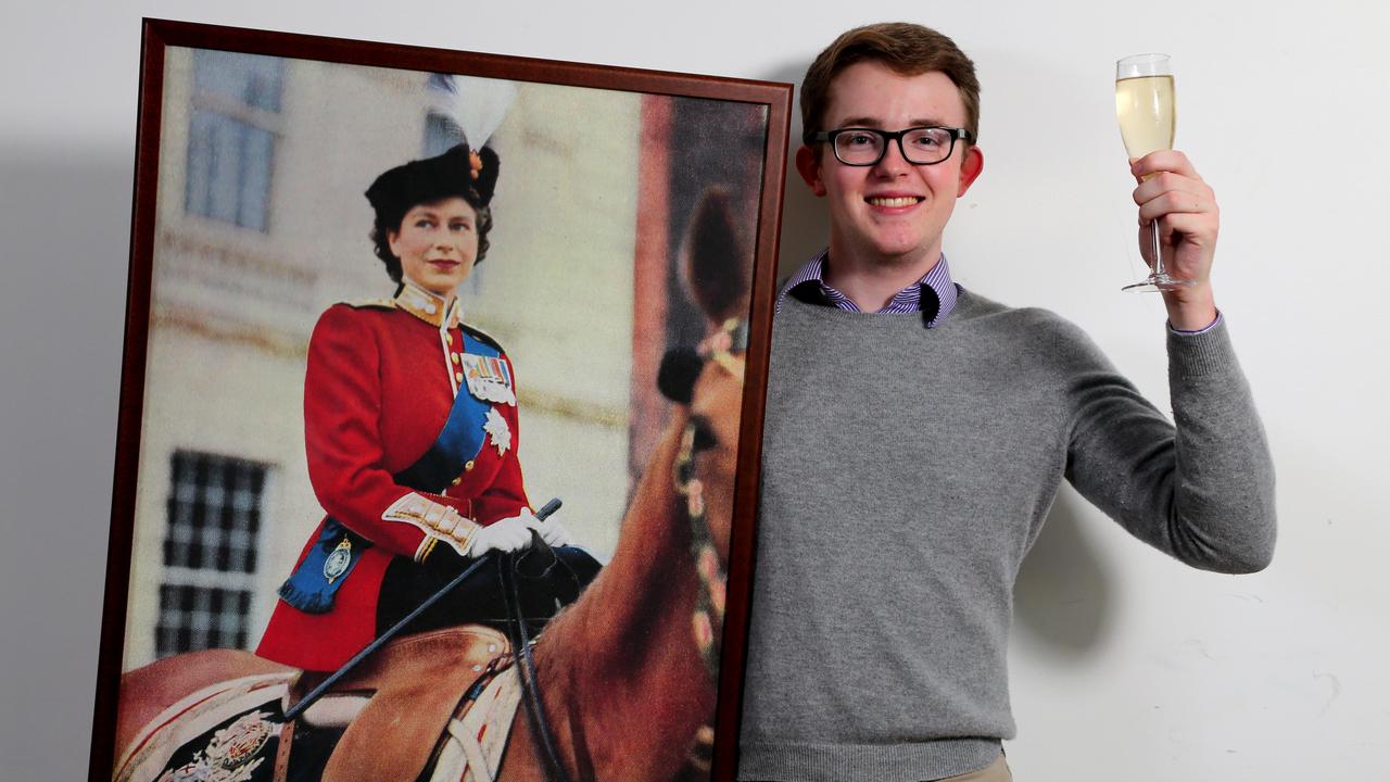 Wilson Gavin, 21, was a member of the Queensland Young Monarchists League. Picture: AAP