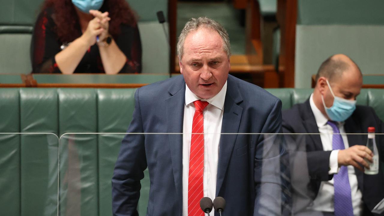 Deputy Prime Minister Barnaby Joyce will release a report into Brisbane Airport noise complaints on Wednesday. Picture: NCA NewsWire / Gary Ramage