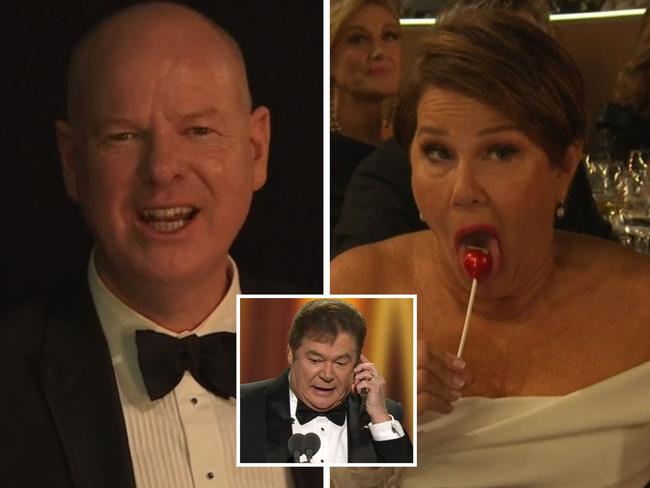 Daryl Somers' Logies speech went down like a lead balloon.