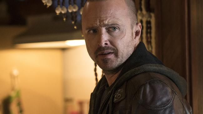 This image released by Netflix shows Aaron Paul in a scene from "El Camino: A Breaking Bad Movie." The film, a continuation of the â€œBreaking Badâ€ series that concluded on AMC in 2013, premieres Friday on Netflix. (Ben Rothstein/Netflix via AP)