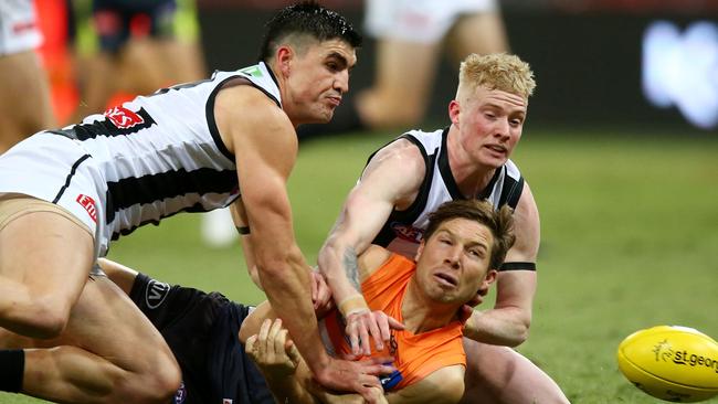 Does Toby Greene cop a rough run from the umpires? Picture: AAP Images