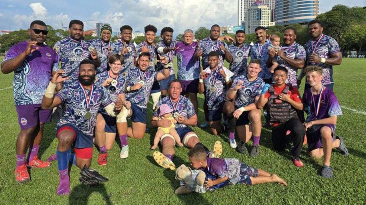 Casuarina Cougars placed second at the 51st COBRA 10s tournament in Malaysia. Picture: Casuarina Cougars Facebook.