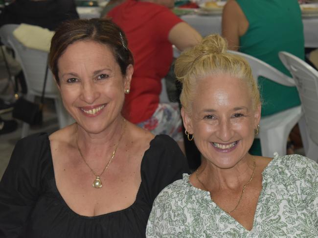 Jennifer and Fiona at the Italian long lunch, February 25, 2024.