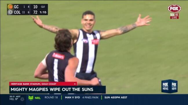 Mighty Collingwood Magpies wipe out Gold Coast Suns