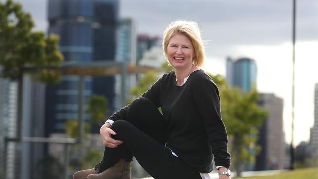 Faye Lawrence at Kangaroo Point. Picture: Annette Dew