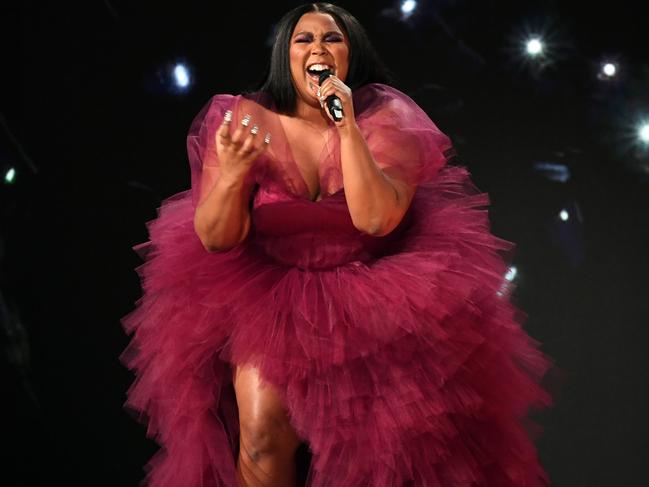 Lizzo performs onstage during the 2019 American Music Awards at Microsoft Theater on November 24, 2019 in Los Angeles, California. Picture: Kevin Winter/Getty Images