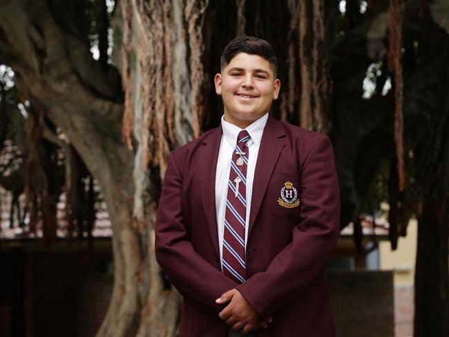 Refugee advocate Bassam Maaliki was just 13 when he started a campaign called #uBelong. Picture: News Corp