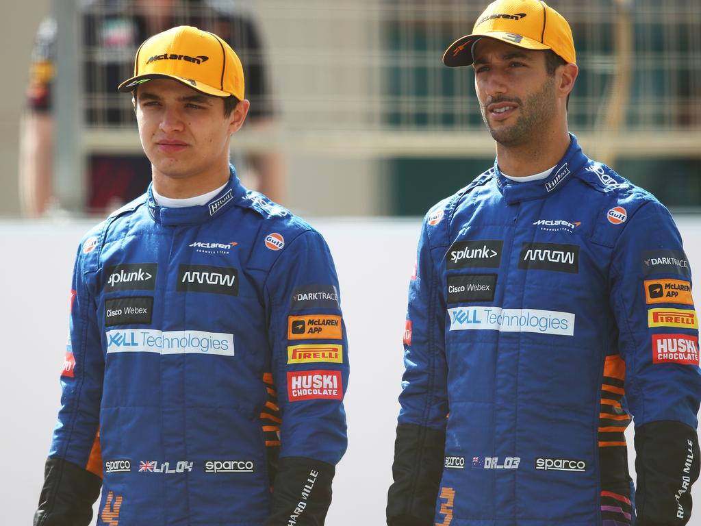 Lando Norris has put Daniel Ricciardo in the shade. (Photo by Joe Portlock/Getty Images)