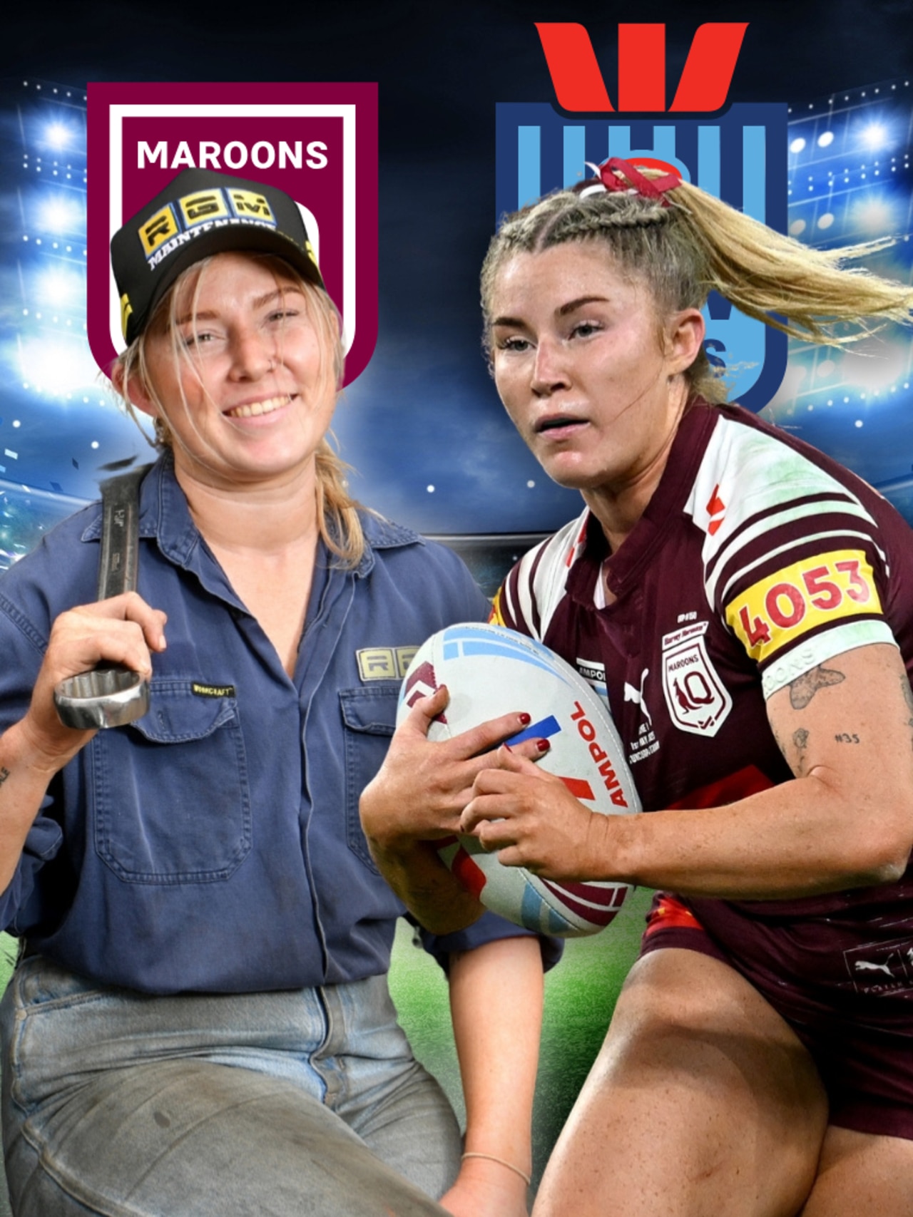 Mechanic, firefighter, paramedic: Careers behind Origin stars