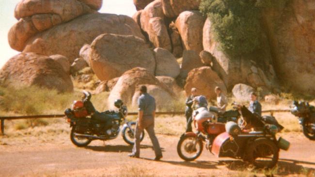 The last known picture of the Spear Creek victims, taken by a tourist when they stopped at Devils Marbles