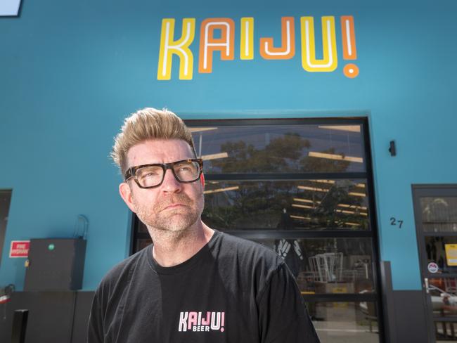 Co founder of  KAIJU! Beer Brewery  Callum Reeves. Picture: Tony Gough