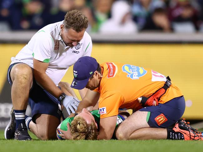 Zac Hosking is out for at least 10-12 weeks. Picture: Mark Nolan/Getty Images