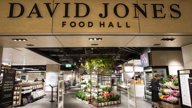 David Jones Food Hall in Bondi Junction, which has been exposed to a Covid-19 case,