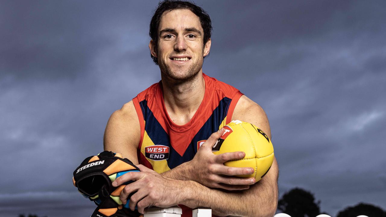 West Adelaide’s Josh Ryan has retired from the SANFL because of repeated concussions. Picture: Kelly Barnes