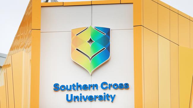 The Southern Cross University Gold Coast campus at Bilinga was in shut down on Wednesday after a visiting staff member was identified with COVID-19. Photo: SCOTT POWICK