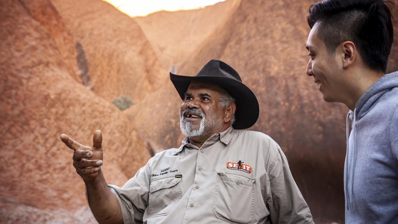 SEIT Tours provides interactive small group tours at Uluru. Supplied: Tourism NT